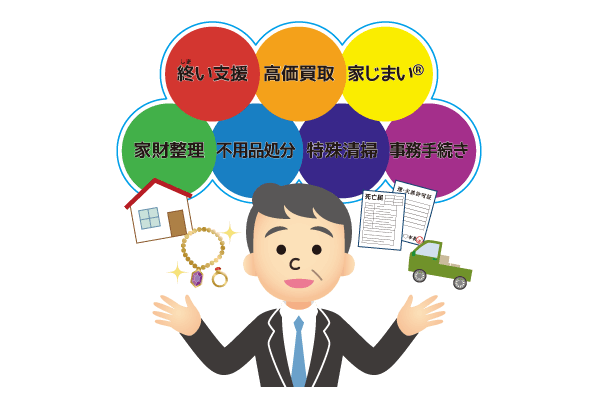 有料老人ホームさんの入居・入所前後：終活支援体制有り！